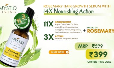Mystiq Living Rosemary Hair Growth Serum: A Natural Revolution in Hair Care